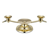 Candelabros Achibang Unity, Candelabro De Metal Dorado Brill