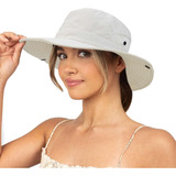 Sombrero De Sol Para Mujer, Sombrero De Playa Con Protección