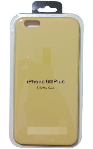 Funda Silicone Case Con Logo Para Celulares iPhone 6s Plus