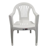 Sillón Chicago Exterior Apilable Plastico Jardin Colombraro 