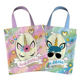 10 Lembrancinha Sacola Personalizada 23x20 Ecobag Infantil