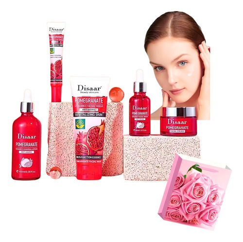 Súper Kit Disaar Cuidado Facial - Granada Crema Serúm Loción