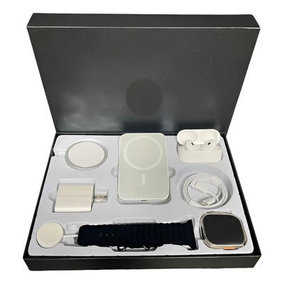 Kit 7 Accesorios Compatible Con Iphone+smart Watch Ultra 2 | Meses sin interés