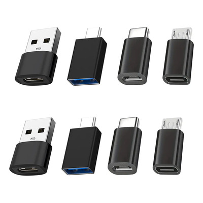 8 Piezas Adaptador Otg Usb-c A Usb 3.0 5gbps, Hembra Macho | MercadoLibre