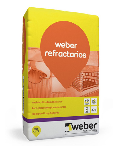 Weber Refractario 20 Kg Gris Amarronado