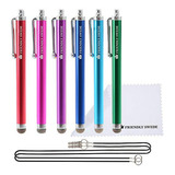 Set De 6 Stylus Universales Para Pantallas Táctiles - The Fr