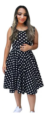 Vestido Anoss 80 60 Poa Bolinha