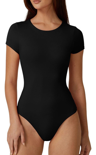 Summer Bodysuit For Women Short Sleeve Sexy Body Suit Tops