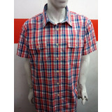 Camisa Tommy Hilfiger Custom Fit Red Made In Mauritius