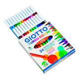 Marcadores 24 Colores Turbo Giotto