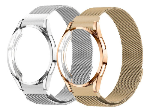 T 2 Fundas Y Correa Magnética Para Samsung Galaxy Watch 5 4