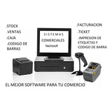 Software Comercio Ventas,stock,codigo De Barras, Facturacion