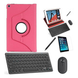 Capa 360 Rosa Teclado, Mou, Pel, Stylus P/galaxy Tab S6 Lite