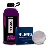 Kit Limpeza Automotiva V-floc 3l Cera Blend Paste Wax Vonixx