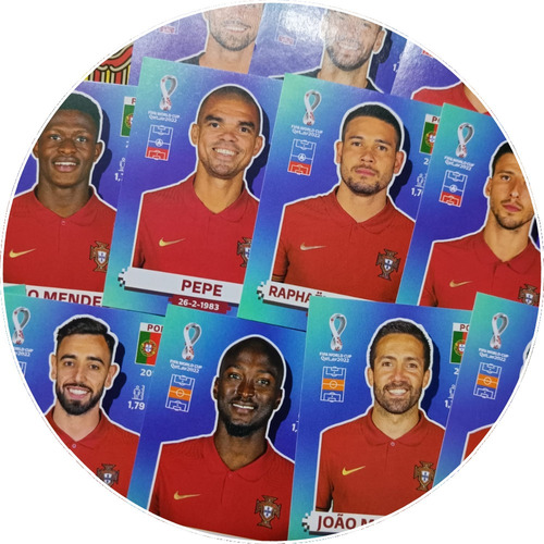 Portugal - Lamina Original Álbum Mundial Qatar 2022