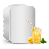 Refrigerador Portátil 4l Para 6 Latas, Compacto, Blanco, Eco