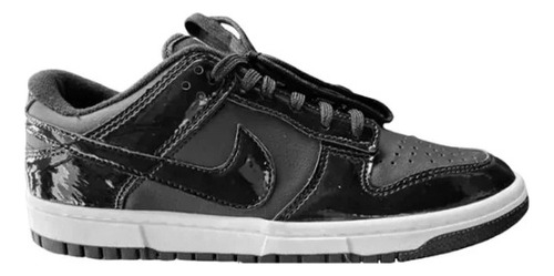 Calçado Nike Sb Dunk Low Preto Verniz Confort Unissex