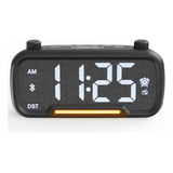 Rocam Radio Reloj Despertador - Reloj Despertador Bluetooth: