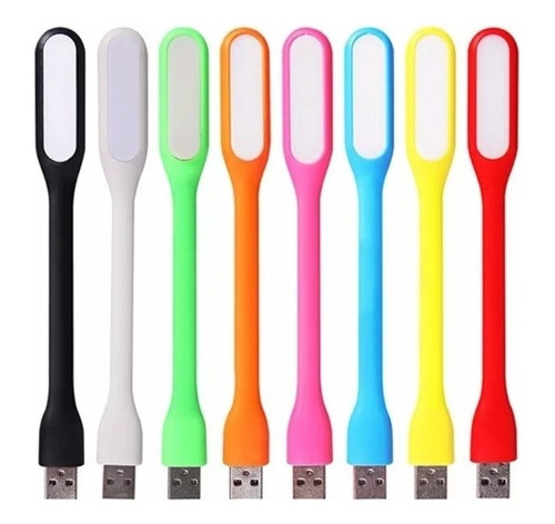 Set De 2 Luz Led Lampara Linterna Flexible Usb Net Notebook