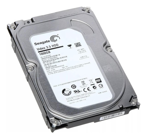 Disco Rígido Hd 1tb Seagate Vídeo 3.5 Hdd St1000vm002 (com Defeito) Retirada De Peças