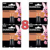 Pilha Duracell Aaa Palito Alcalina C/ 8 Unidades #enviahoje