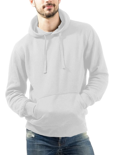 Buzo Liso Canguro Con Capucha Unisex Hoodie Todos Los Talles