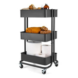 Carrito Carro Organizador Con Ruedas Cocina Baño 3 Estantes