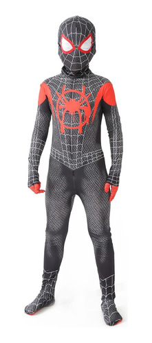 Disfraz Hombre Araña, Miles Morales Spiderman Para Niño, Disfraz Halloween