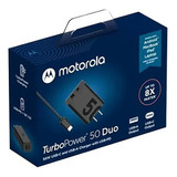 Cargador 100% Original Turbo 50w Motorola G50 G60 G60s G200