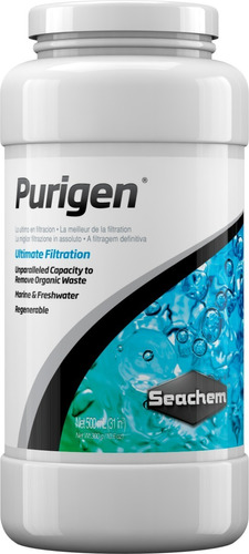 Seachem Purigen 500ml Acuario Peces Resina Filtración