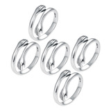 5 Anillos Abrazo Tamaño Ajustable For Regalo Parej