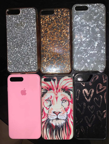 Lote 6 Fundas iPhone 8 Plus