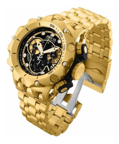 Relógio Invicta Venon Hybrid  100% Original Banhado Ouro 18k