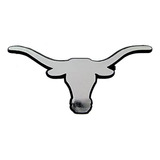 60321 Texas Longhorns Emblema De Plástico Cromado Moldeado -