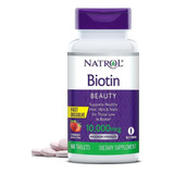 Biotina Natrol 10,000mcg 60 Tabletes