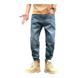 Overoles De Jeans Casuales Sueltos Retro Para Hombres