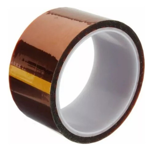 Cinta Kapton 5cm Grosor, 33 Metros Largo, Impresora 3d, 50mm