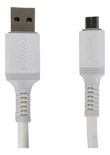 Cable Celular Carga Rápida Tipo V8 Usb Conector Datos Pvc 1m