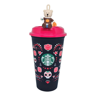 Vaso Starbucks Reusable Coleccionable Con Stopper Oso | Meses sin interés