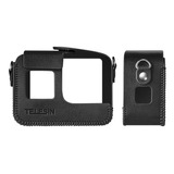 Case Couro Sintético Gopro Hero 8 Black + Cordão Pescoço