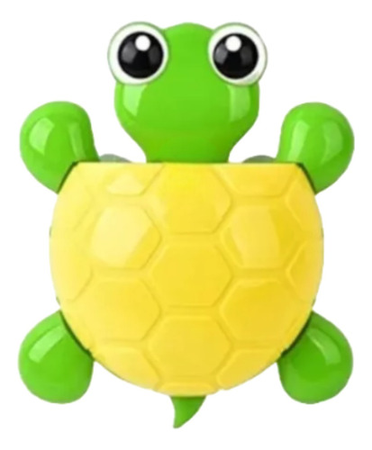 Soporte Sopapa Tortuga Tortugita Cepillo Infantil Baño