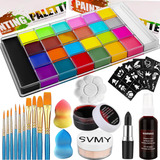 Kit Profesional De Pintura Facial Y Corporal 36 Colores