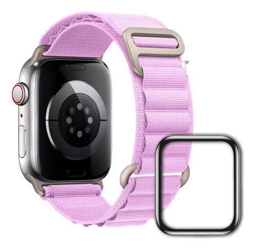 Pulseira Alpina + Pelic 5d Compatível Com Apple Watch 9 41mm