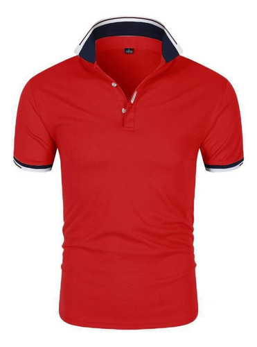 Playera De Hombre Solapa Camisa Polo Tenis Deportivo Casual