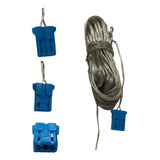 Cabo Com Conector Plug Azul Para Home Theater Philips 8m