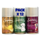 Aromatizador Aerosol Saphirus Pack X 12u. + Envío Gratis