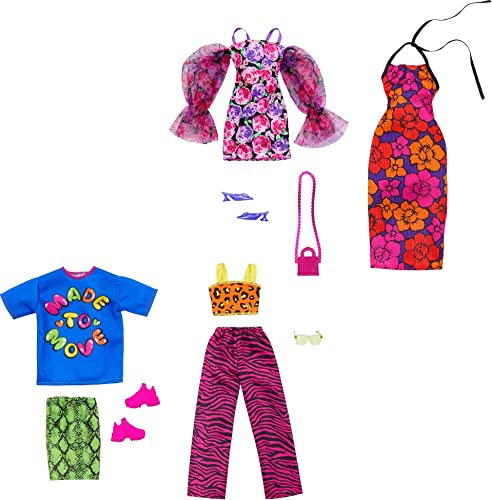 Ropa, Moda Y Accesorios De Barbie, Paquete De 2 Muñecas, 2 V