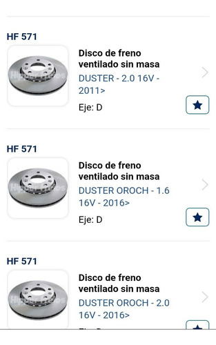 Disco Delantero Ventilado Renault Captur Duster Fluence  Foto 6