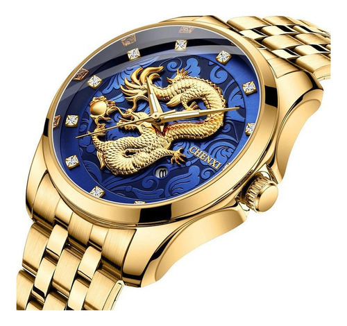 Reloj Chenxi De Cuarzo Inoxidable De Lujo Con Diamantes Para