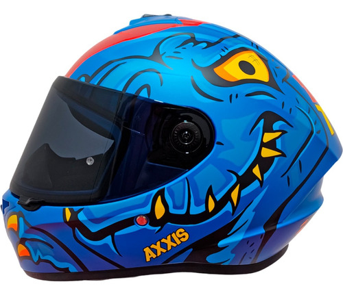 Casco Integral Axxis Draken Dino Certificación Dot Ece22-06